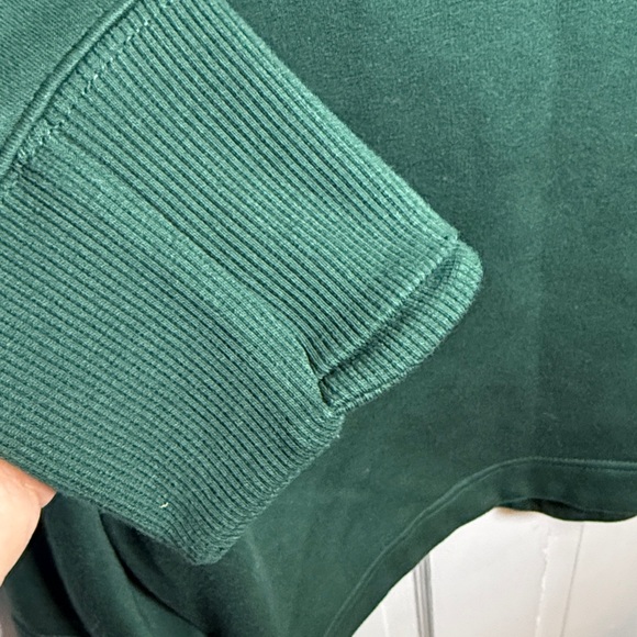 Athleta Cozy Karma Twist Neck Sweatshirt 
In Emerald Green W2226 Plus Size 1X - Picture 5 of 10